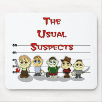The Usual Suspects mousepads by cimmerrian The Usual Suspects mousepads