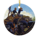 The Utah Light Artillery by Keith Rocco Christmas Tree Ornaments