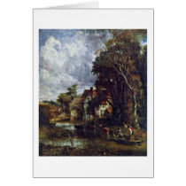 The Valley Farm By John Constable Greeting Card