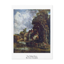 The Valley Farm By John Constable Postcard