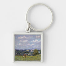 The Valley of the Seine at Saint-Cloud, 1875 Keychains