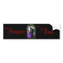 The Vampire and the rose Bumper Sticker