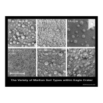 The Variety of Martian Soil Types in Eagle Crater posters