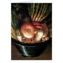 The Vegetable Gardener - 1590 Greeting Cards