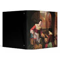The Vegetable Seller 3 Ring Binders