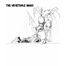 The Vegetable Wars t-shirts