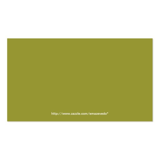 The Veggies Shop Business Card (back side)