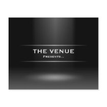The Venue Presents - Blue Flyer Design