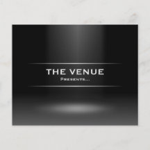 The Venue Presents - Blue Flyer Design