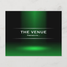 The Venue Presents - Green Custom Flyer