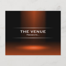 The Venue Presents - Orange Flyers