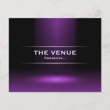 The Venue Presents - Purple Custom Flyer