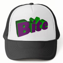 The verb Bite hats