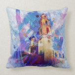 the Vibrant MissionDolores of SanFrancisco Throw Pillows