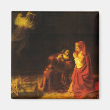 The victims of Manoah by Rembrandt Fridge Magnet