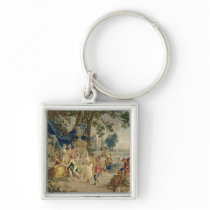 The village Fete after D.Teniers Keychains