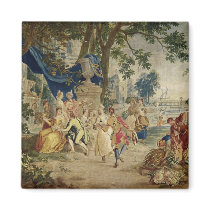 The village Fete after D.Teniers Refrigerator Magnets