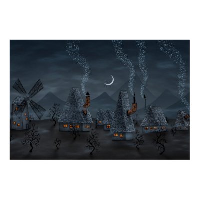 The Village Of Musicians Print by vladstudio