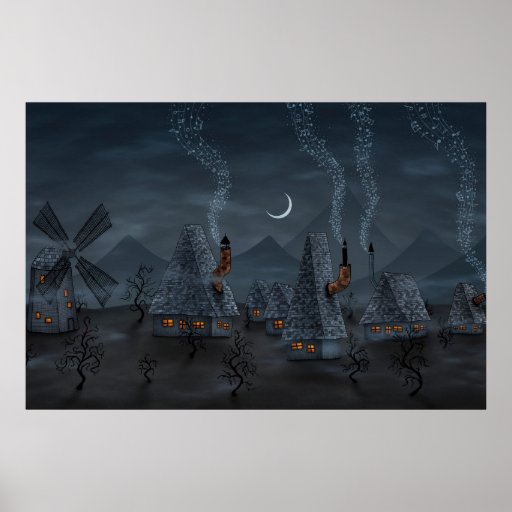 The Village Of Musicians Print