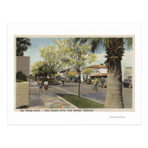 The Village Street, Palm Canyon Drive Post Card