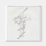 The Vine On The Cross Magnet
