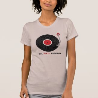 The Vinyl Frontier T-shirt, women's style