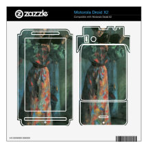 The violin player by Lovis Corinth Motorola Droid X2 Skin