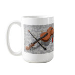 The Violin & The Rose: Custom Coffee Mug