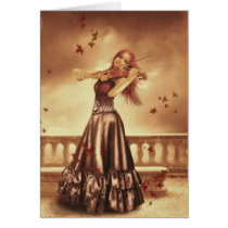 The Violinist (Card) cards