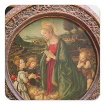 The Virgin Adoring the Christ Child Stickers