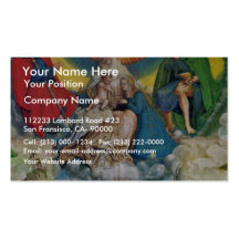 The Virgin And Child And Saints James And Rocco As Business Card Templates