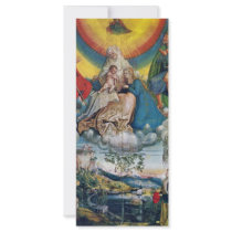 The Virgin And Child And Saints James And Rocco As Customized Rack Card