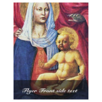 The Virgin And Child, By Masaccio (Best Quality) Full Color Flyer