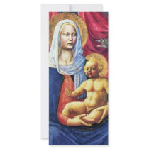 The Virgin And Child, By Masaccio (Best Quality) Rack Card