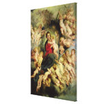 The Virgin and Child surrounded Gallery Wrapped Canvas