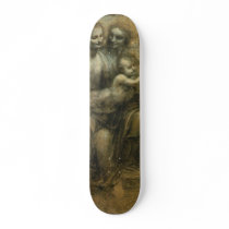 The Virgin and Child with St. Anne and St. John th Skate Deck