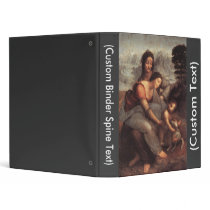 The Virgin and Child with St Anne 3 Ring Binders