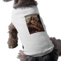 The Virgin and Child with St Anne Dog T-shirt