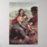 The Virgin and Child with St Anne posters