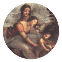The Virgin and Child with St Anne Stickers