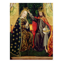 The Virgin Enthroned, from the Dome Altar, 1499 Post Card