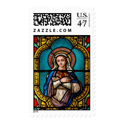 The Virgin Mary Postage Stamp 