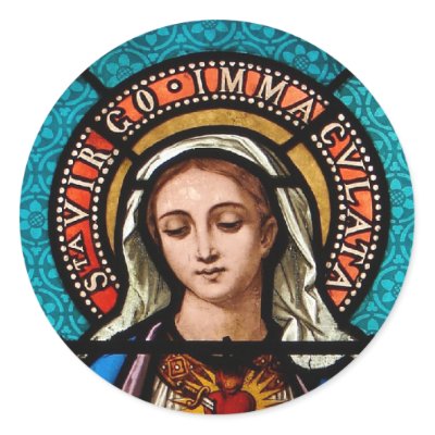 The Virgin Mary Stickers