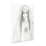 The Virgin Mary Stretched Canvas Print
