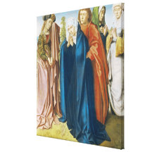 The Virgin Mary with St. John the Evangelist Gallery Wrapped Canvas
