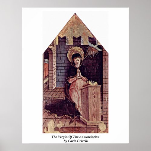 The Virgin Of The Annunciation By Carlo Crivelli Print