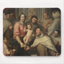 The Virgin of the Carmelites Mousepad