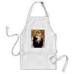 The Virgin of the Lillies aprons