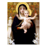 The Virgin of the Lillies Postcards