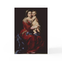 The Virgin of the Rosary, c.1650 Greeting Card
